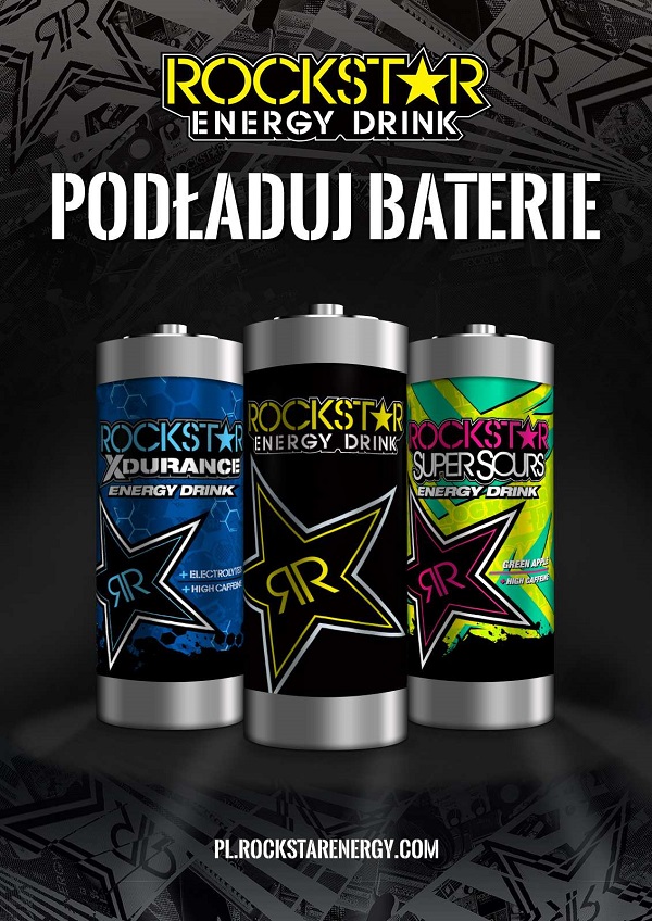 Pod�aduj Baterie z Rockstar Energy Drink_plakat